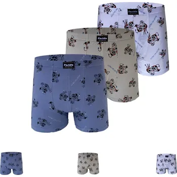 Boxerky FUSIDA Pánské boxerky mix barev - ( 3 ks v balení ) Barva: Mix barva, Velikost: M