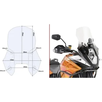 Motodíl GIVI D7703ST plexi KTM Adventure 1050 2015 - 2016