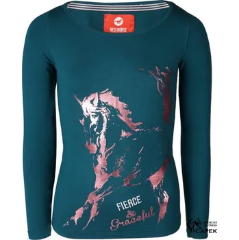 Dětské triko Red Horse -GRANDE- - Zelená - 176