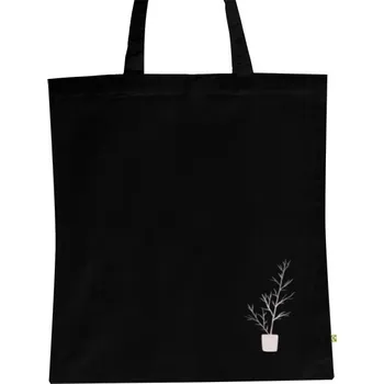 Nákupní taška BIO plátěná taška s potiskem Rostlina v květináči