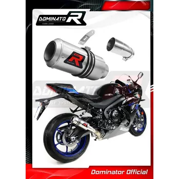 Výfuk pro motocykl Laděný výfuk DOMINATOR SUZUKI GSXR 1000 L7-L6 17-19 KULATÁ KONCOVKA GP9