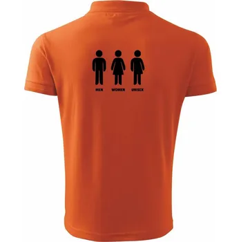 Pánská košile Man Woman Unisex - Polokošile pánská Pique Polo 203 - L ( Oranžová )