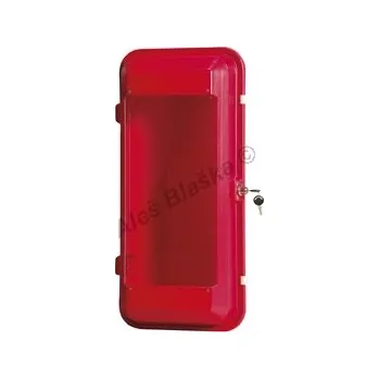 Hasicí přístroj ALBECO - ČR | Skříňka plastová na hasicí přístroj do 6kg - červená SH-PL