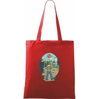 Nákupní taška To The North - Taška bavlněná - 42 x 38 cm ( Červená )