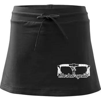 Dámská sukně The best cyclist - Sportovní sukně - two in one - L ( Černá )