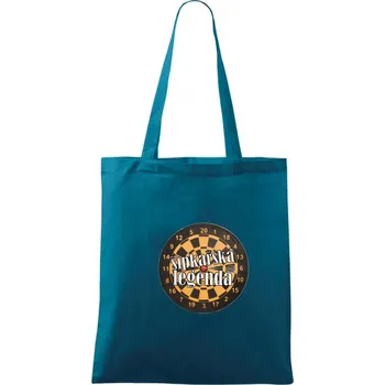 Šipkařská legenda - Taška bavlněná - 42 x 38 cm ( Petrolejová )