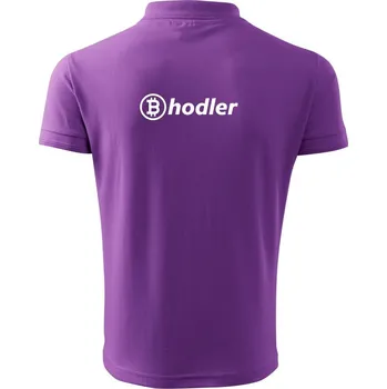 Pánská košile Hodler - Polokošile pánská Pique Polo 203 - 2XL ( Fialová )