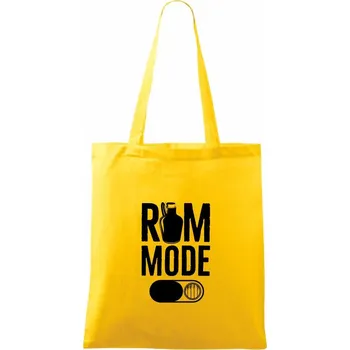 Rum mode - Taška bavlněná - 42 x 38 cm ( Žlutá )