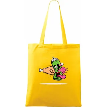 Prázdný sprej - Taška bavlněná - 42 x 38 cm ( Žlutá )