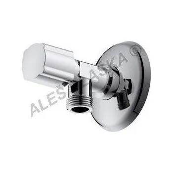 Ventil Rohový vřetýnkový ventil 1/2"x3/8" k umyvadlu WC (roháček) - 1/2"x3/8" s maticí 038