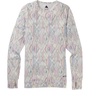 Set dámského termoprádla BURTON termo tričko - Mdwt Crew Diamond Dot (100) velikost: XS