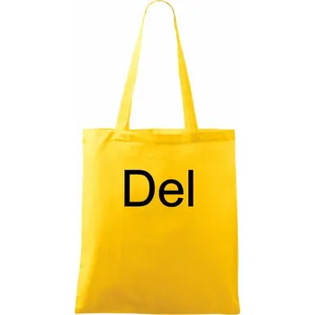 Del - Taška bavlněná - 42 x 38 cm ( Žlutá )