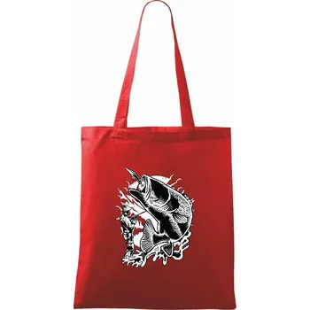 Fisherman - Taška bavlněná - 42 x 38 cm ( Červená )