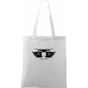 Dron pilot - Taška bavlněná - 42 x 38 cm ( Bílá )