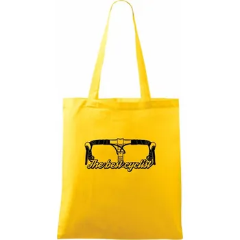 The best cyclist - Taška bavlněná - 42 x 38 cm ( Žlutá )