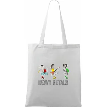 Heavy Metals - Taška bavlněná - 42 x 38 cm ( Bílá )