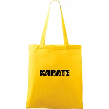 Karate font - Taška bavlněná - 42 x 38 cm ( Žlutá )