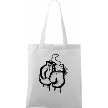 Nákupní taška Box rukavice - Taška bavlněná - 42 x 38 cm ( Bílá )