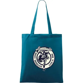 Skateboard Legend - Taška bavlněná - 42 x 38 cm ( Petrolejová )