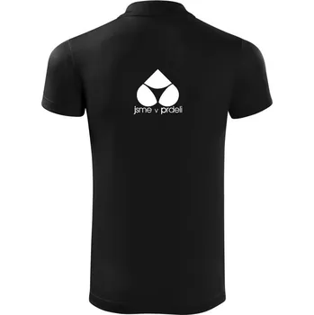 Pánská košile Jsme v prdeli - Polokošile Victory sportovní (dresovina) - L ( Černá )