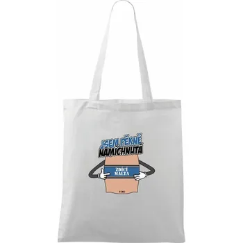 Beton - Malta jsem pěkně namíchnutá - Taška bavlněná - 42 x 38 cm ( Bílá )