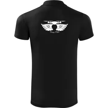 Pánská košile Dron pilot - Polokošile Victory sportovní (dresovina) - 3XL ( Černá )