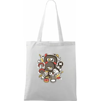 Činkátor - Taška bavlněná - 42 x 38 cm ( Bílá )