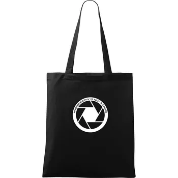 Nákupní taška Photography is Not a Crime - Taška bavlněná - 42 x 38 cm ( Černá )