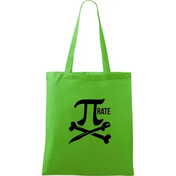 Pirate PÍ - Taška bavlněná - 42 x 38 cm ( Apple Green )