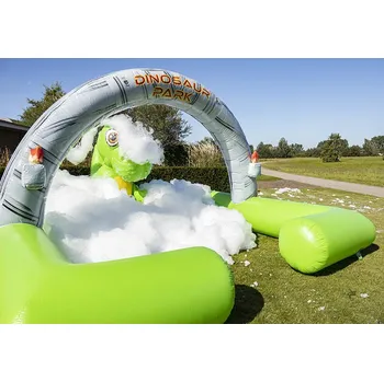 prolézačka Bublinový Jungle Park | Výrobník pěny s arénou TÉMATIKA: Dinosauři