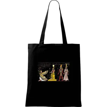 Egyptské triko - Taška bavlněná - 42 x 38 cm ( Černá )