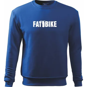 Chlapecké tričko Fat bike nápis - Mikina Essential dětská - 146 cm/10 let ( Královská modrá )