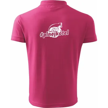 Pánská košile Plnej kotel - Polokošile pánská Pique Polo 203 - 2XL ( Purpurová )