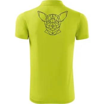 Pánská košile Čivava - Geometrie - složitá - Polokošile Victory sportovní (dresovina) - XL ( Limetková )