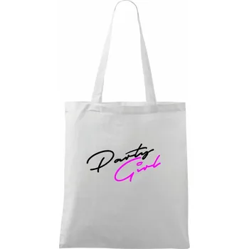 Party Girl - Taška bavlněná - 42 x 38 cm ( Bílá )