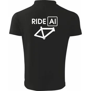 Pánská košile Ride Al - Polokošile pánská Pique Polo 203 - M ( Černá )