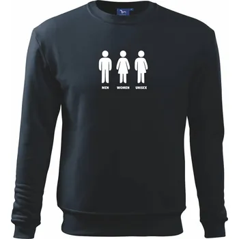 Man Woman Unisex - Mikina Essential dětská - 146 cm/10 let ( Námořní modrá (velmi tmavá - téměř černá) )