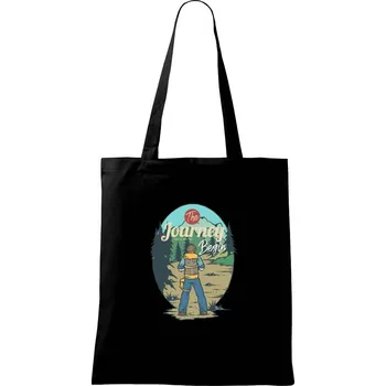 Nákupní taška To The North - Taška bavlněná - 42 x 38 cm ( Černá )