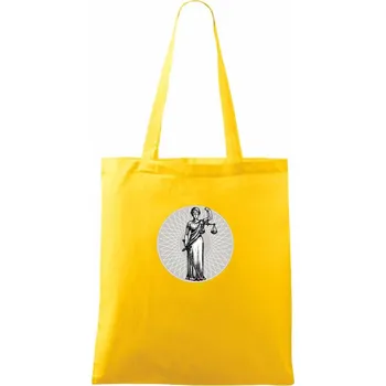 Themis bohyně spravedlnosti - Taška bavlněná - 42 x 38 cm ( Žlutá )