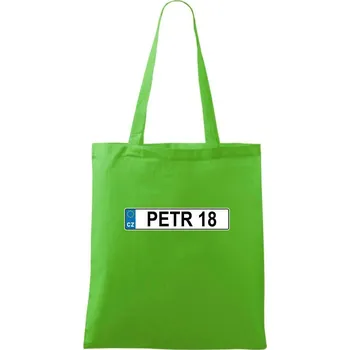 Nákupní taška SPZ Petr 18 - Taška bavlněná - 42 x 38 cm ( Apple Green )