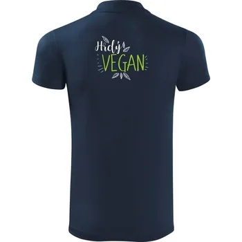 Hrdý vegan - Polokošile Victory sportovní (dresovina) - S ( Námořní modrá (velmi tmavá - téměř černá) )