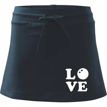 Dámská sukně Squash love - Sportovní sukně - two in one - XL ( Námořní modrá (velmi tmavá - téměř černá) )