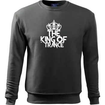 King of Trance - Mikina Essential dětská - 158 cm/12 let ( Tmavá břidlice (šedá se zeleným nádechem) )