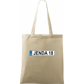 Nákupní taška SPZ Jenda 18 - Taška bavlněná - 42 x 38 cm ( Naturální )
