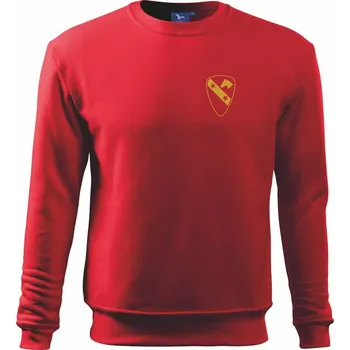 1st Cavalry Division hvězdy prsa zlatá - Mikina Essential dětská - 146 cm/10 let ( Červená )