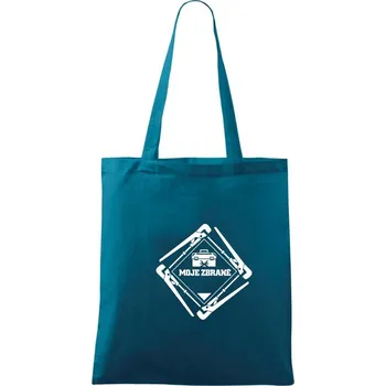 instalatér moje zbraně - Taška bavlněná - 42 x 38 cm ( Petrolejová )