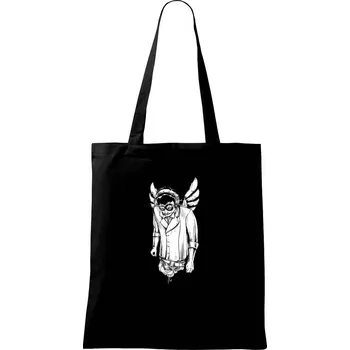 DJ bůh - Taška bavlněná - 42 x 38 cm ( Černá )