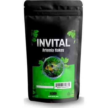 Krmivo pro rybičky INVITAL Artemia flakes 250 ml vločky