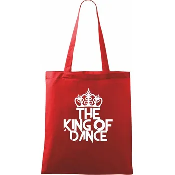 Nákupní taška King of Dance - Taška bavlněná - 42 x 38 cm ( Červená )