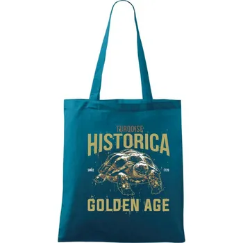 Turtle age - Taška bavlněná - 42 x 38 cm ( Petrolejová )